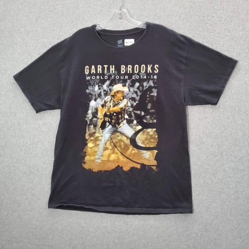 Hanes Black Garth Brooks World Tour Graphic Tee